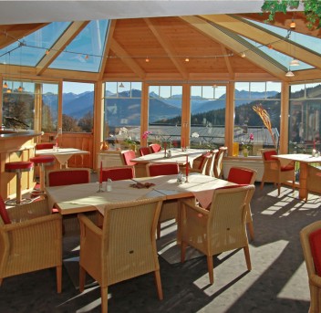 Panorama-Restaurant im Hotel-Pension Hochkönig
